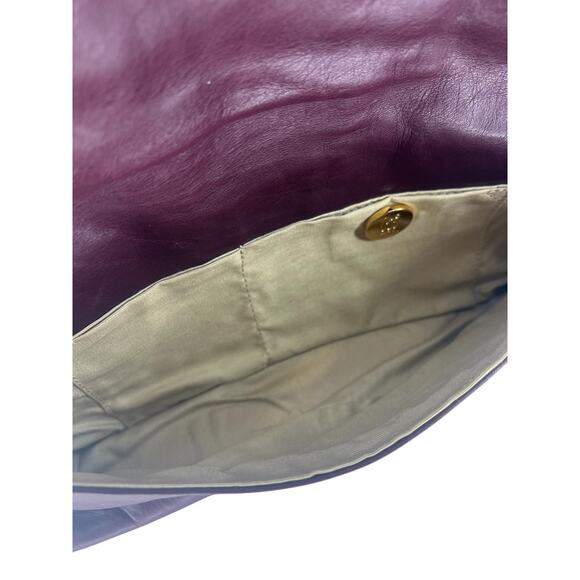 LAI Real Python Skin Leather Clutch - Picture 12 of 13